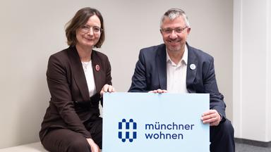 Doris Zoller und Christian Müller werden ab 1. Januar die neue Wohnungsbaugesellschaft Münchner Wohnen führen.