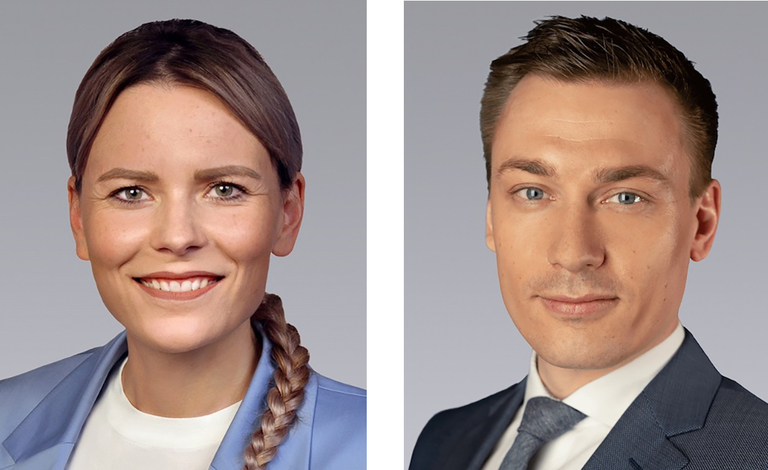 Nina Ewald und Steffen Sauer. 