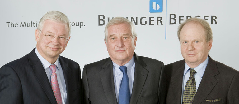 Roland Koch (li.) wurde zum Nachfolger von Bilfinger-Berger-Chef Herbert Bodner (re.) berufen.