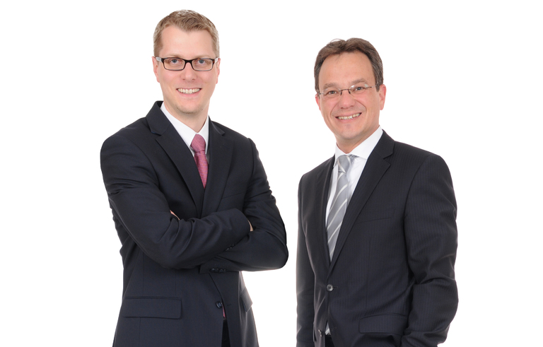Die Geschäftsführer von Assetando Capital: Thorsten Boll (links) und Matthias Voss. 