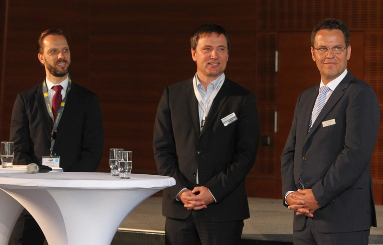 Marcus Lemli von Savills, Dierk Mutschler von Drees & Sommer und Bernd Wieberneit von Corpus Sireo Holding erläuterten, wie sie ihre Rolle als Arbeitgeber der Generation Y definieren.