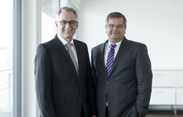 CFO Bernhard Scholtes (links) und CEO Thomas Sapper.