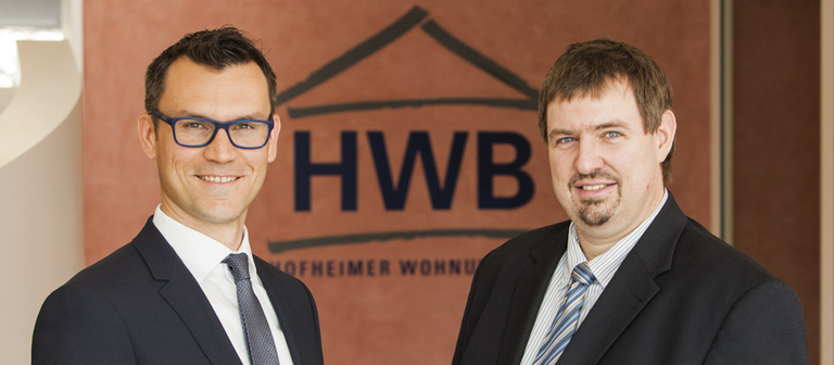 Norman Diehl (links) und Josef Mayr führen gemeinsam die Hofheimer Wohnungsbau.