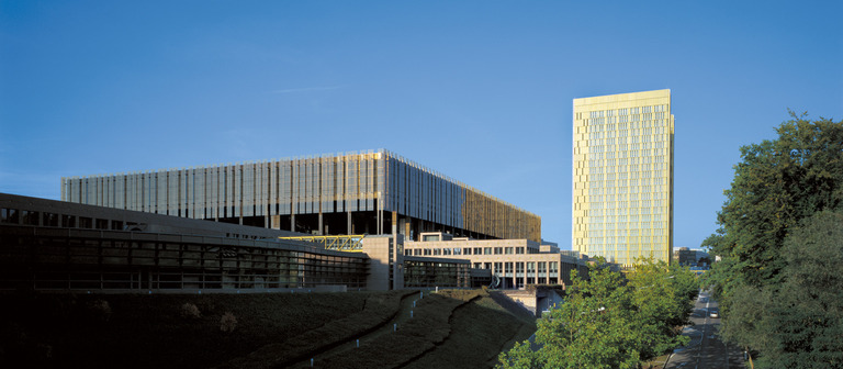 Der Gebäudekomplex des Europäischen Gerichtshofs in Luxemburg.