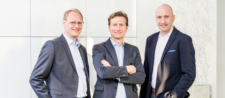 Dirk Rehaag, Gerhard List und Markus Figenser (v.l.)