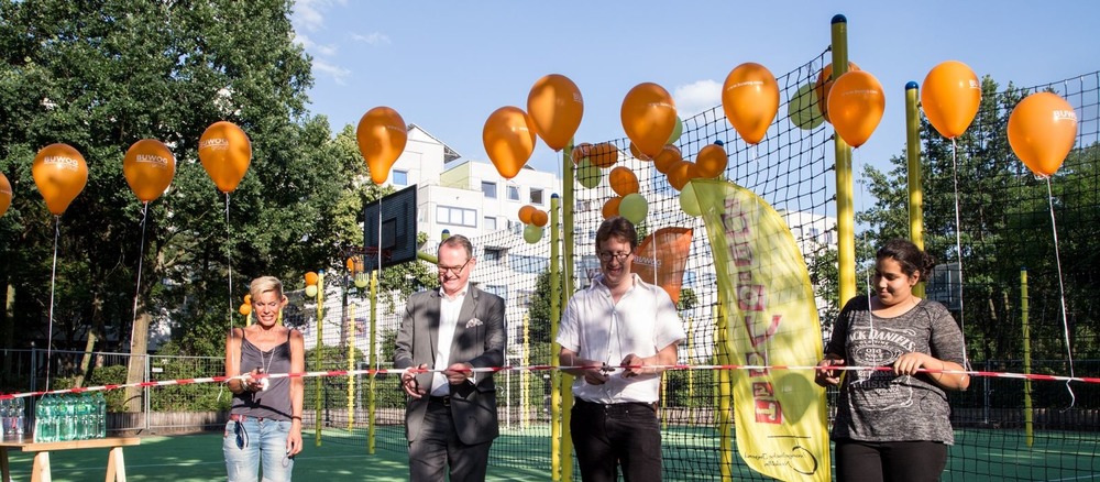 Buwog spendiert einen Bolzplatz