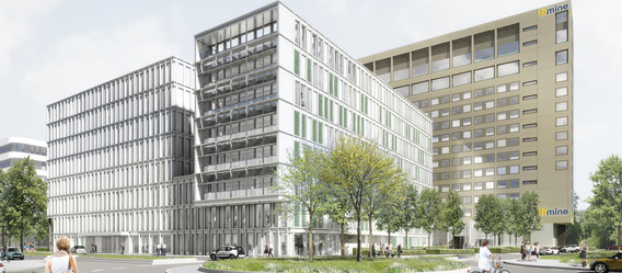 Quelle: Gateway Gardens Office 16.2.1. GmbH & Co. KG, Urheber: Neikes Architekturen, Dieter Neikes Quelle: Gateway Gardens Office 16.2.1. GmbH & Co. KG, Urheber: Neikes Architekturen, Dieter Neikes