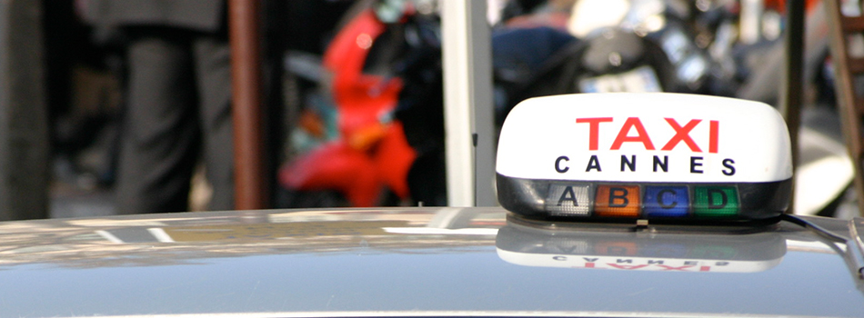 Taxi in Cannes