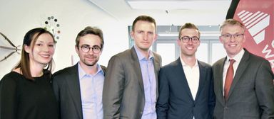 Gestatten, das neue deutsche Hotelteam von C&W samt Europachef (v.l.): Nora Bruskowski, Josef Filser, Christian Kirchhoff, Stefan Giesemann und Jonathan Hubbard.