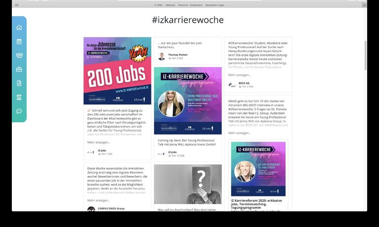 Die IZ-Karrierewoche: 200 Jobs und spannende Talks.